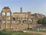 欧洲12-19世纪油画五_ECKERSBERG, Christoffer Wilhelm - View of the Forum in Rome